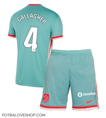 Atletico Madrid Conor Gallagher #4 Dětské Venkovní Dres 2024-25 Krátký Rukáv (+ trenýrky)